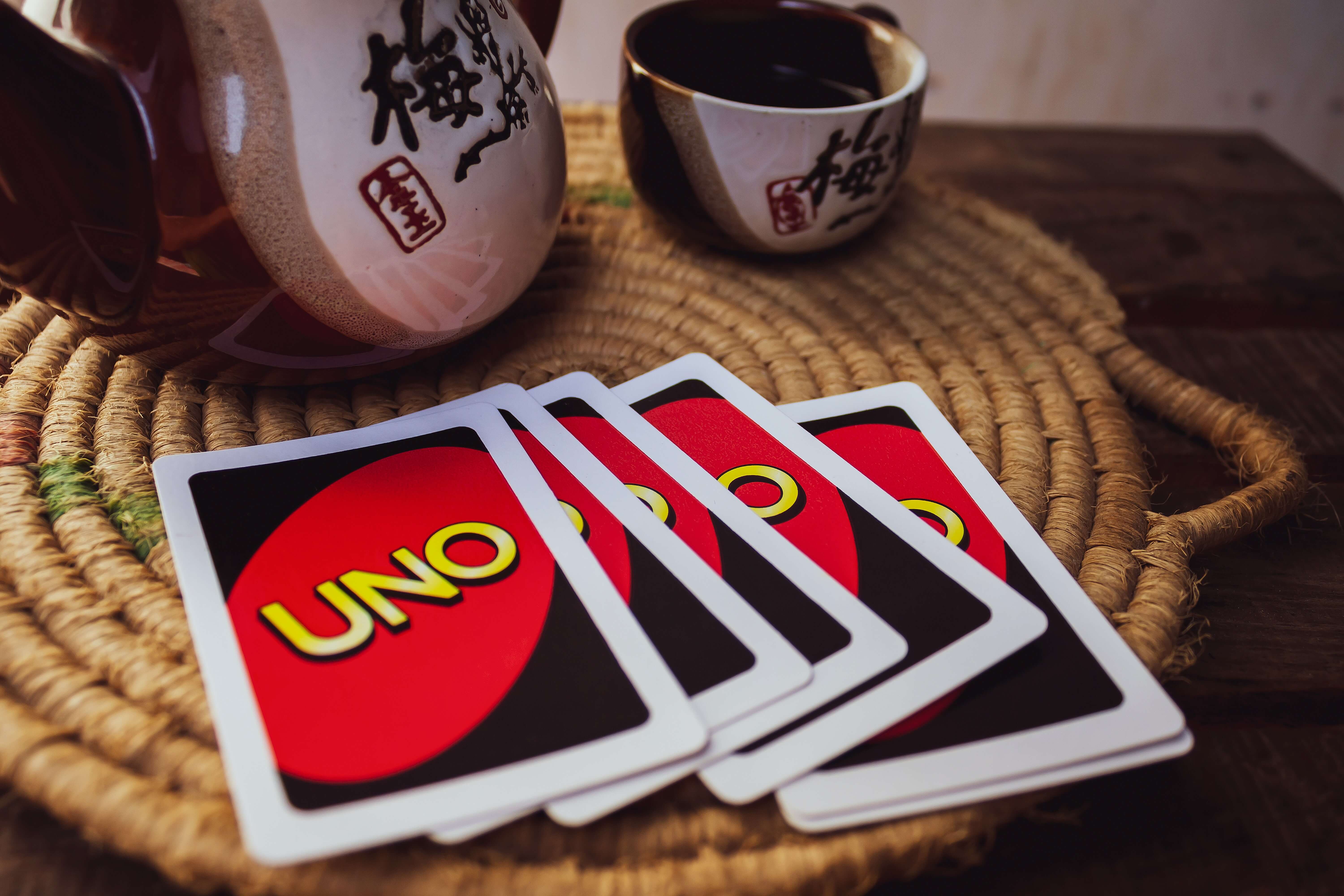 A picture of uno the card game